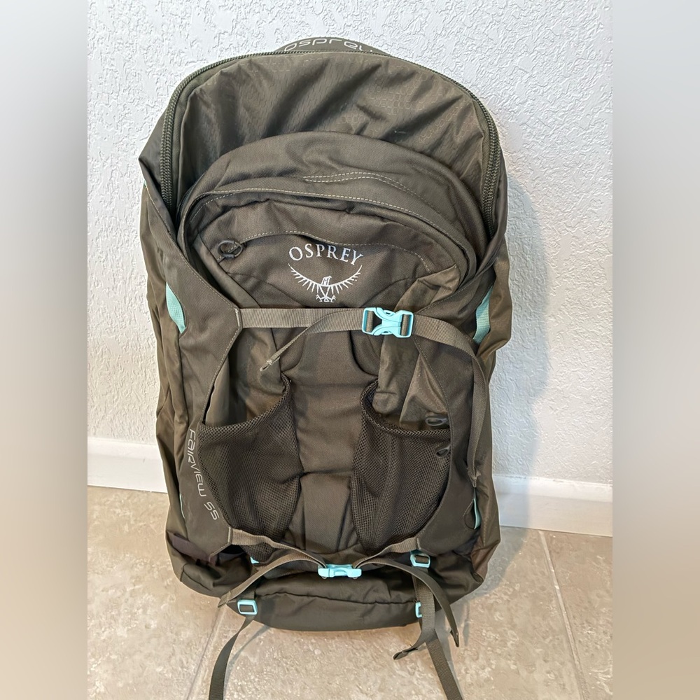 Osprey Fairview55 in Olive and Aqua